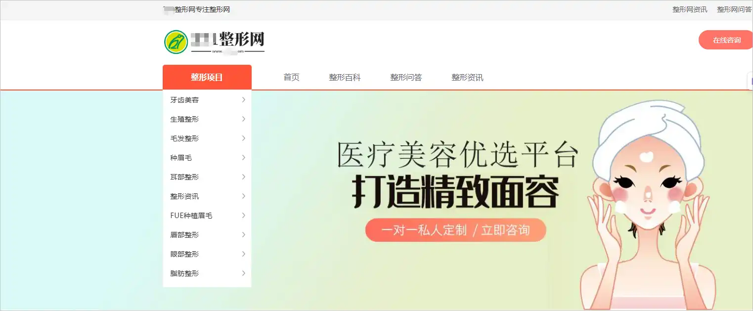 医美行业站群已经发布！